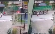 Khoảnh khắc đau lòng: Mẹ ngất xỉu khi chứng kiến con bị ô tô tải tông trực diện trong lúc mải quay đầu xe Khoảnh khắc đau lòng: Mẹ ngất xỉu khi chứng kiến con bị ô tô tải tông trực diện trong lúc mải quay đầu xe
