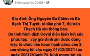 Cán bộ huyện ở Hà Tĩnh hoãn cưới con lần thứ 3 vì dịch COVID-19 Cán bộ huyện ở Hà Tĩnh hoãn cưới con lần thứ 3 vì dịch COVID-19