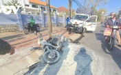 Tài xế ô tô tải buồn ngủ gây tai nạn giữa phố Đà Lạt Tài xế ô tô tải buồn ngủ gây tai nạn giữa phố Đà Lạt