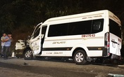 Vụ tai nạn liên hoàn trên đèo Bảo Lộc: Công an làm việc với 6 tài xế Vụ tai nạn liên hoàn trên đèo Bảo Lộc: Công an làm việc với 6 tài xế