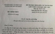 Thú vị đề thi văn học sinh giỏi ở TP HCM bàn về "tuổi trẻ chông chênh" Thú vị đề thi văn học sinh giỏi ở TP HCM bàn về "tuổi trẻ chông chênh"