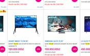 Tivi hạng sang giảm giá sâu, sale 50% coi chừng dính hàng tồn Tivi hạng sang giảm giá sâu, sale 50% coi chừng dính hàng tồn