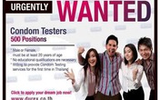 Những bí mật chưa từng tiết lộ về những cuộc thử nghiệm bao cao su của Durex Những bí mật chưa từng tiết lộ về những cuộc thử nghiệm bao cao su của Durex