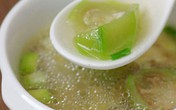 Mát bổ canh mướp nấu nấm Mát bổ canh mướp nấu nấm