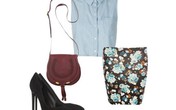 1001 cách mặc sơmi denim cho nàng công sở 1001 cách mặc sơmi denim cho nàng công sở