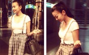 Thanh Hằng điệu đà diện váy xuống phố Thanh Hằng điệu đà diện váy xuống phố