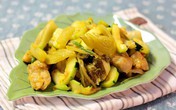 Thịt gà xào dưa cải chua Thịt gà xào dưa cải chua