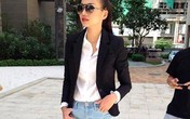 Thanh Hằng mặc jeans sành điệu Thanh Hằng mặc jeans sành điệu