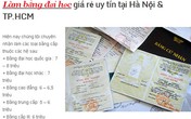 Dễ như đi mua… bằng giả Dễ như đi mua… bằng giả