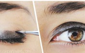 Trang điểm mắt cuốn hút với tông màu đỏ Trang điểm mắt cuốn hút với tông màu đỏ