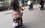 Thiếu nữ đi xe biển “siêu khủng” toàn số 8 Thiếu nữ đi xe biển “siêu khủng” toàn số 8