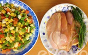 Ngon miệng gà xào ngũ sắc Ngon miệng gà xào ngũ sắc