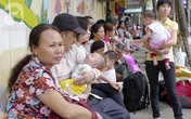 Đau đầu chăm con ốm ngày nắng nóng Đau đầu chăm con ốm ngày nắng nóng