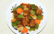 Sườn non sốt chua ngọt kiểu Nhật Sườn non sốt chua ngọt kiểu Nhật