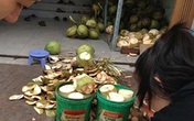 Kinh hãi dừa được tẩy trắng bằng chất độc hại Kinh hãi dừa được tẩy trắng bằng chất độc hại