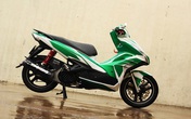 Air Blade 125 phối màu xanh Heineken trẻ trung Air Blade 125 phối màu xanh Heineken trẻ trung