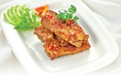 Sườn chiên sả ớt Sườn chiên sả ớt