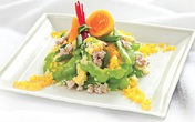 Khổ qua xào trứng thịt bằm Khổ qua xào trứng thịt bằm