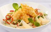 Gỏi mực chiên Gỏi mực chiên