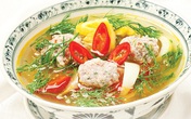 Canh chả mực thì là Canh chả mực thì là