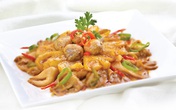 Nấm bào ngư xào sả ớt Nấm bào ngư xào sả ớt