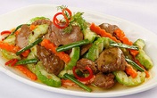 Gan gà xào chua ngọt Gan gà xào chua ngọt