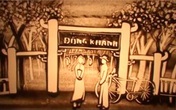 Mối tình đầu của Đại tướng qua tranh cát Mối tình đầu của Đại tướng qua tranh cát