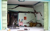 Sập nhà ở Sài Gòn, nhiều người tháo chạy Sập nhà ở Sài Gòn, nhiều người tháo chạy