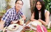 Bữa tối hấp dẫn của vợ chồng Hà Tăng Bữa tối hấp dẫn của vợ chồng Hà Tăng