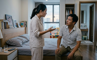 Chồng đi họp lớp về say mềm, vô tình gọi tên tình cũ và cái kết