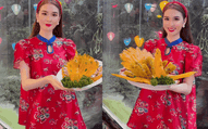 Người đẹp Ngọc Loan gây sốt khi thực hiện 2 món ăn đậm đà hương vị cung đình