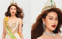 Hoa hậu Thiên Ân tung ảnh khoe vóc dáng “đồng hồ cát” trước ngày dự Miss Grand International 2022
