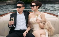 Hoa hậu Đỗ Thị Hà du ngoạn thuyền gỗ kỷ niệm một năm làm dâu hào môn, chu toàn gia đình từ mâm cơm nhà
