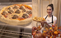 'Phú bà' Ngọc Loan gây ngỡ ngàng với món Pizza Halloween độc đáo, màn tạo hình khiến dân mạng thích thú