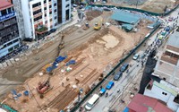 Hà Nội: Cận cảnh đại công trường 7.200 tỷ đường Vành đai 1 đang hối hả thành hình