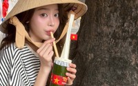 Hoa hậu Thanh Thủy gây chú ý với vẻ đẹp của hòa bình ngày 30/4