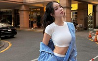 Nàng hậu quê Đà Nẵng gây chú ý với mốt quần tụt và áo croptop