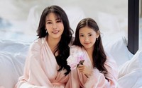 Hà Kiều Anh và con gái út gây chú ý ở London