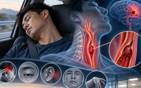 Ngủ trên ô tô sai tư thế, người đàn ông 40 tuổi đột quỵ do lóc tách động mạch cảnh