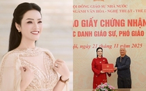 Đời thực kín tiếng của nữ NSƯT dòng nhạc đỏ vừa được phong hàm Phó giáo sư
