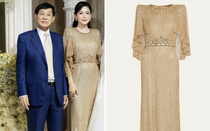 Vợ tỷ phú Johnathan Hạnh Nguyễn gây chú ý với thiết kế đầm trăm triệu đồng