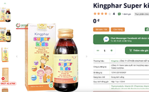 Thuộc diện thu hồi nhưng thực phẩm bảo vệ sức khỏe dành cho trẻ em Kingphar Super Kids vẫn được rao bán công khai