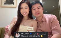 Chồng Đỗ Mỹ Linh phản ứng gây chú ý khi được vợ tặng iPhone Duo