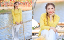 Thanh Thảo trẻ trung với áo bà ba