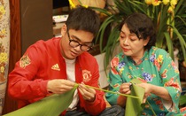 Nghệ sĩ Trà My tổ chức thi gói bánh chưng, NSND Lan Hương làm giám khảo