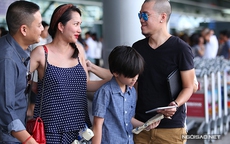 Chồng cũ bất ngờ tiễn gia đình Kim Hiền sang Mỹ định cư