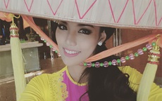 Hình ảnh đáng yêu của Lan Khuê tại cuộc thi Hoa hậu Thế giới 2015