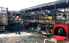 Tai nạn kinh hoàng ở Bình Thuận: Nhiều thi thể bị cháy không còn nguyên vẹn