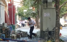 Hà Nội: Nổ bốt điện, 5 người bị bỏng nặng