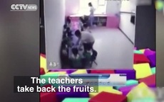 Giáo viên mầm non ngang nhiên ăn chặn bữa phụ của trẻ